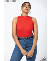 ZOLA TURTLENECK RED TOP